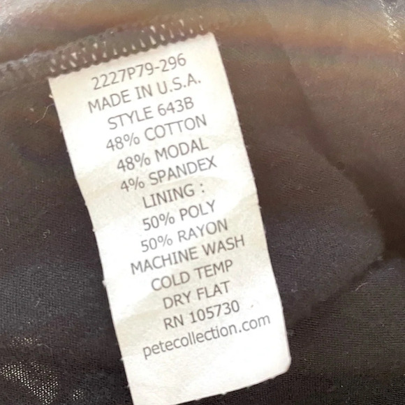 Pete S Black crocheted mini dress w/drawstring waist, bell sleeves, scoop neck. - Picture 8 of 8